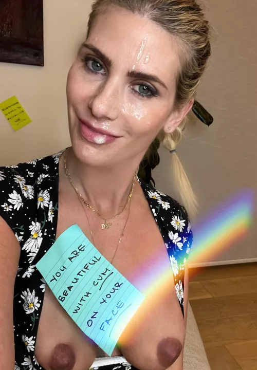 Just practicing my positive affirmations 💦