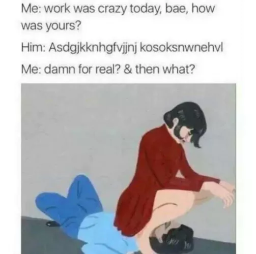 Just some lewd relaxing after a looooooong day at work. What could Mommy want more?~