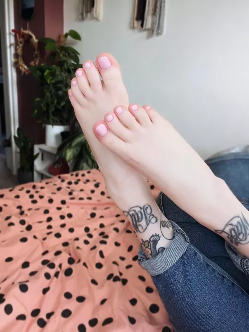 Just some little pink toes to enjoy ❤️