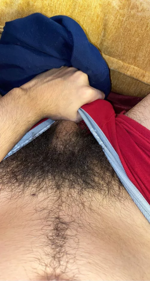 laying down w my boxers