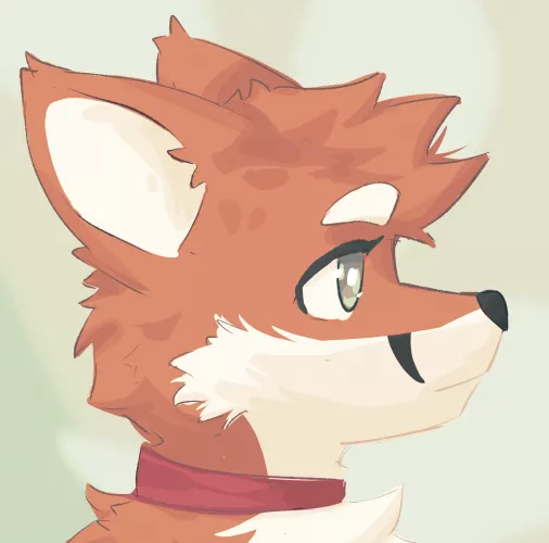 Lil fox doodle (Art by me)