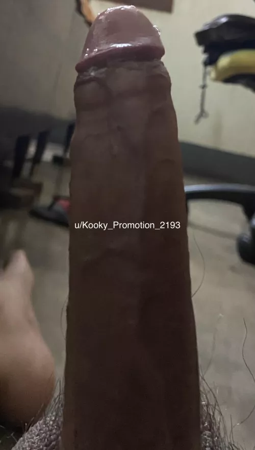 Look at the pretty precum bubbles on my big thick Indian cock…if your pussy wet enough to take me in yet?