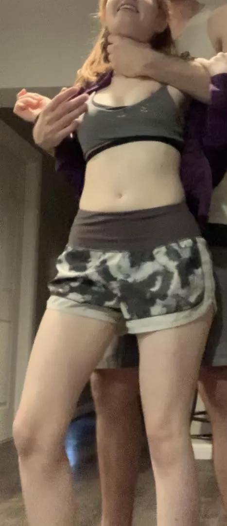 Love being manhandled!