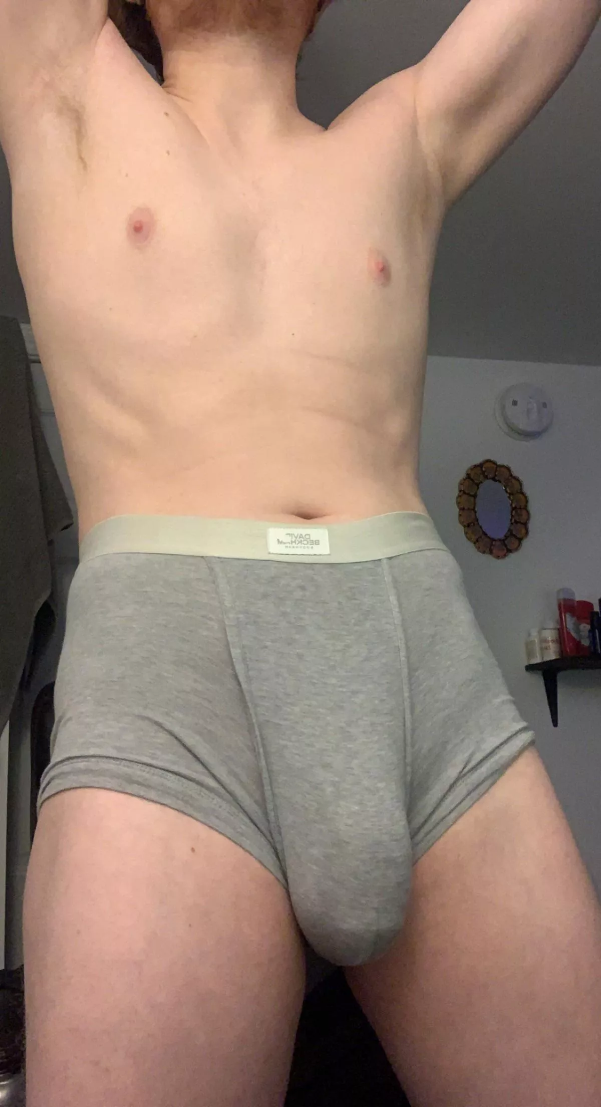 love walking around my girlfriends apartment like this. do you think her roommates notice anything?