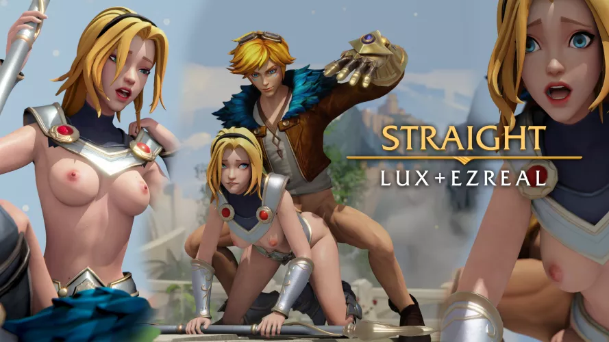 Lux and Ezreal (Chikipiko)