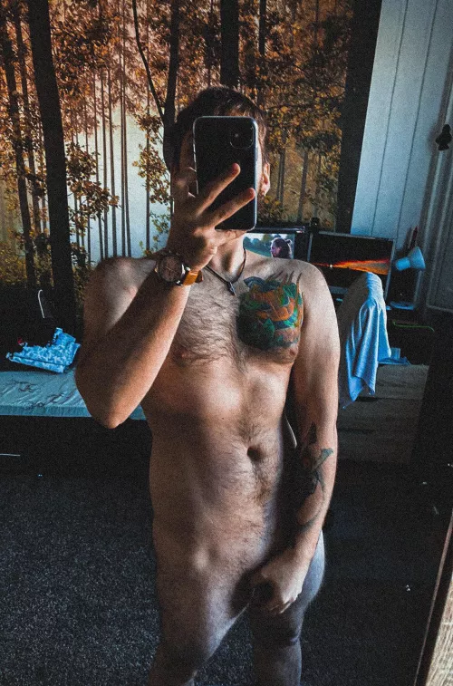 [m] Always feeling myself, especially after working out!