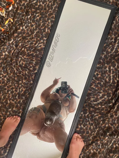 Made a mess on my mirror lol