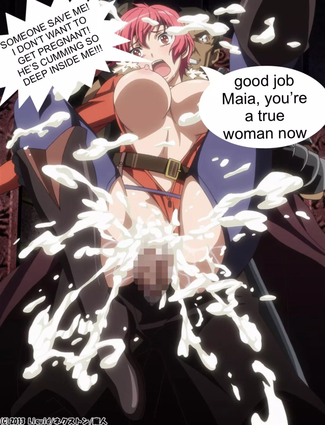 Maia’s defeat [Kuroinu] [creampie] [defeat]