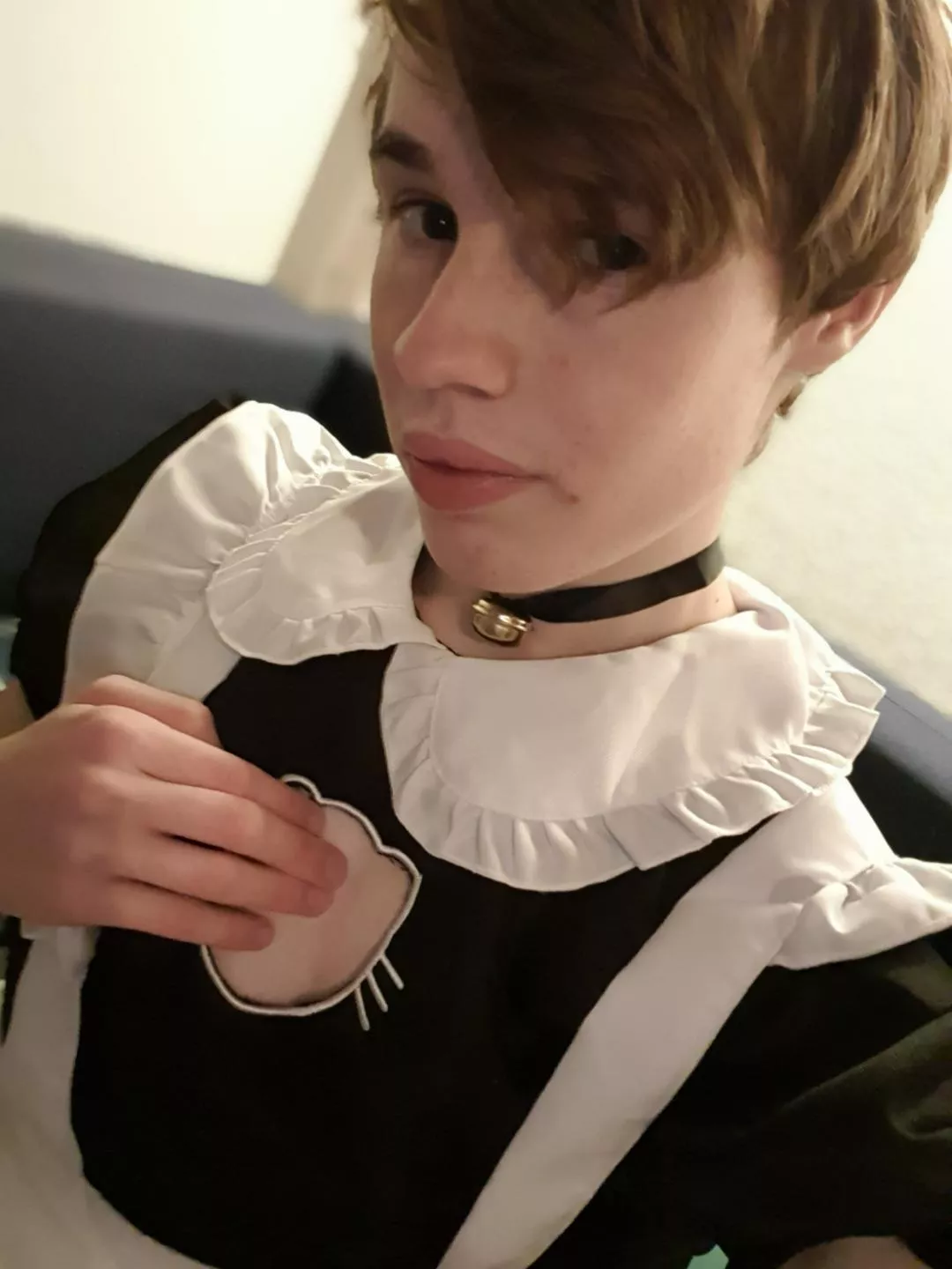 maid outfit! this is also my favorite pic of myself.