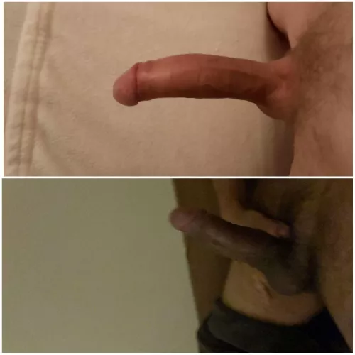 Me vs. @smalluncutlatino compared 😁 Not bad, but when compared with mine, then he looks bit small