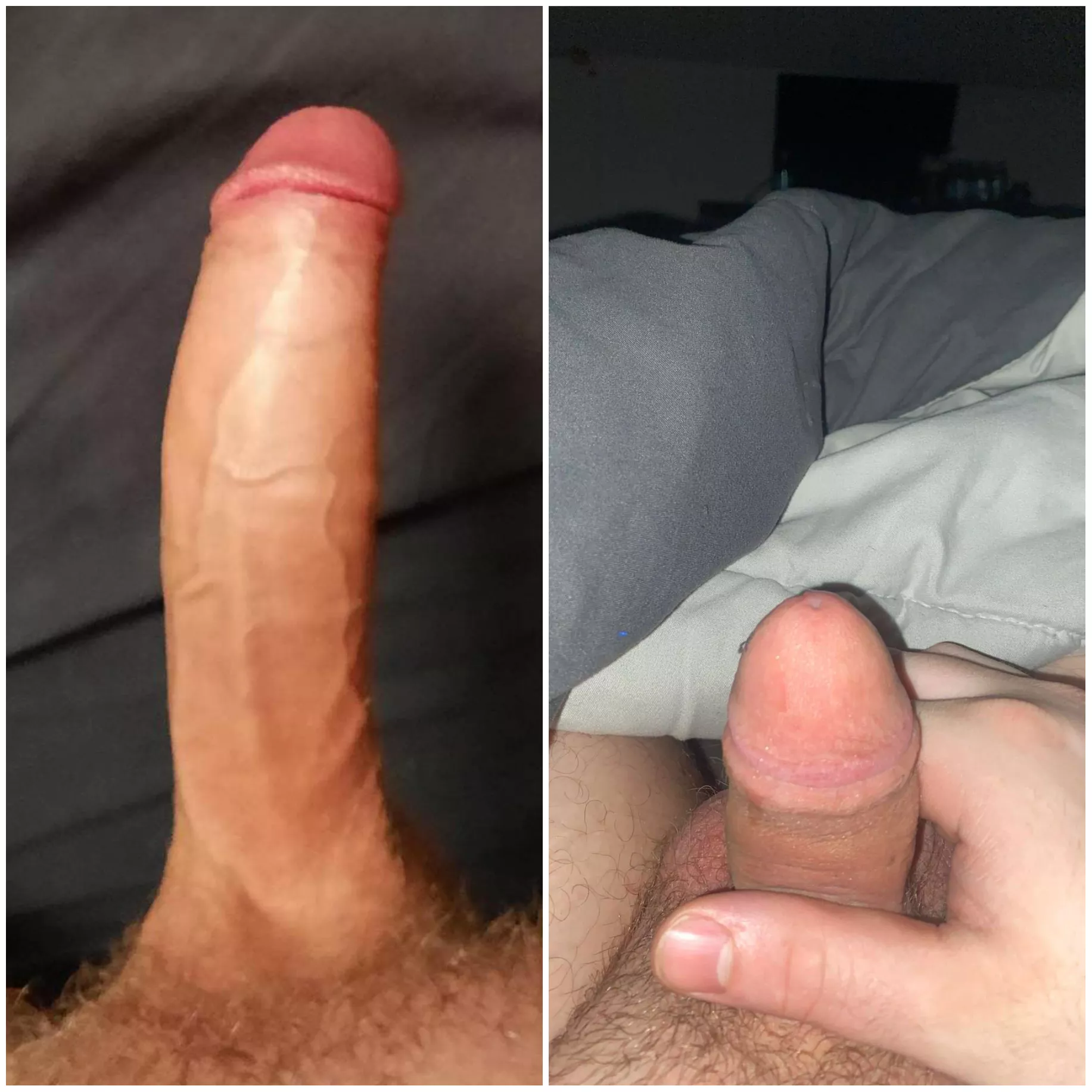 Me vs. u/Daddyms845 compared 😁 His tiny size really does not compete against mine at all