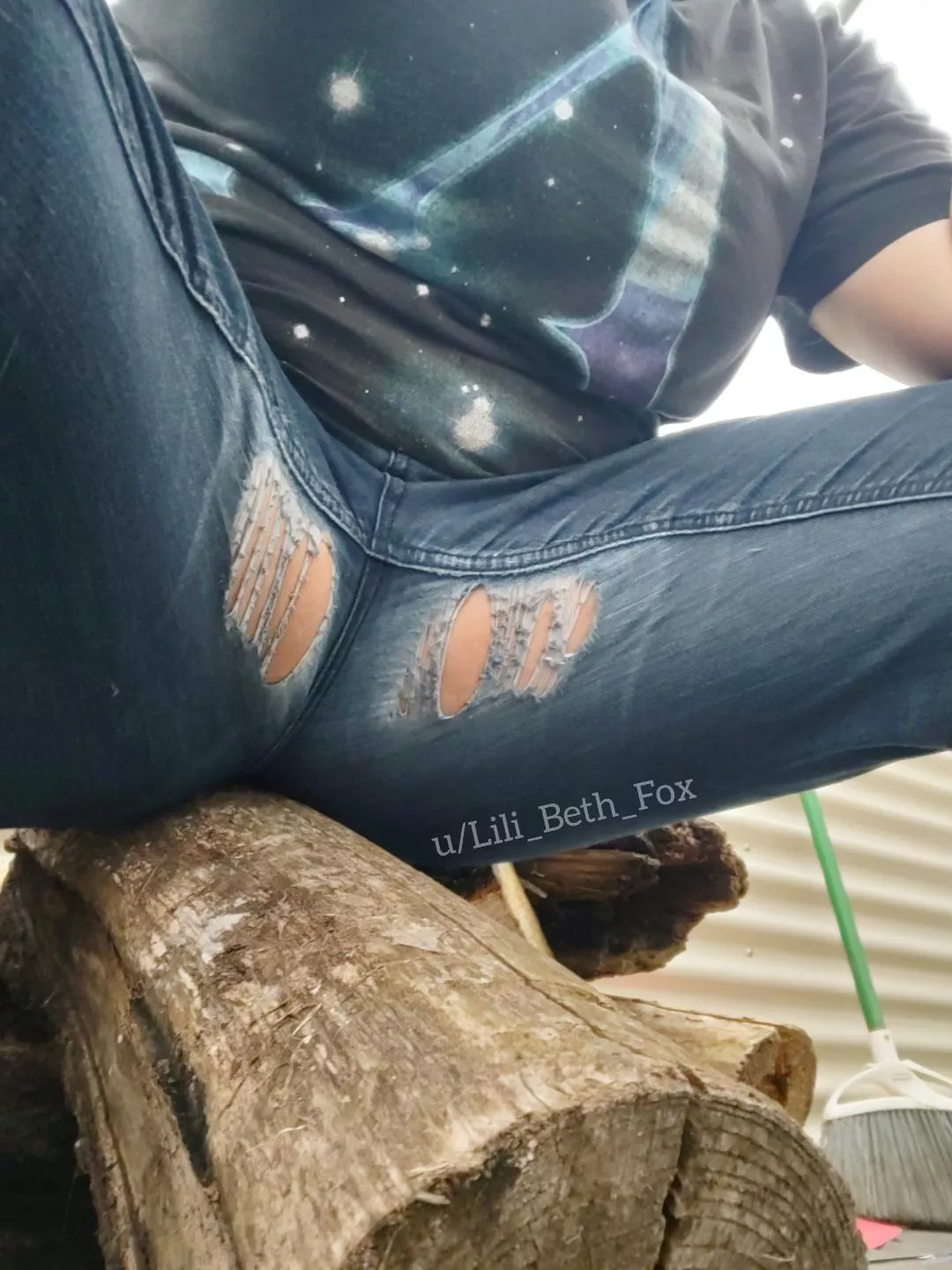 Mind if I sit on your wood? [OC]