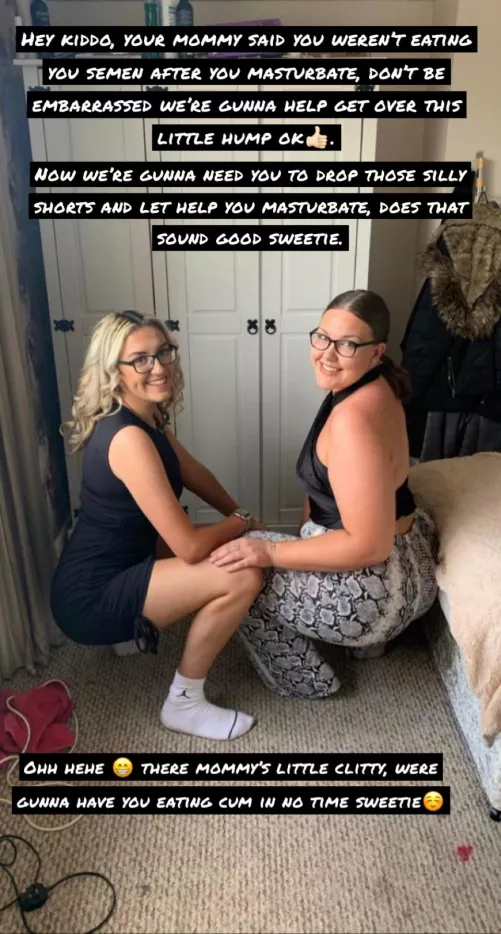 Mommy wants to make you her little cum eater