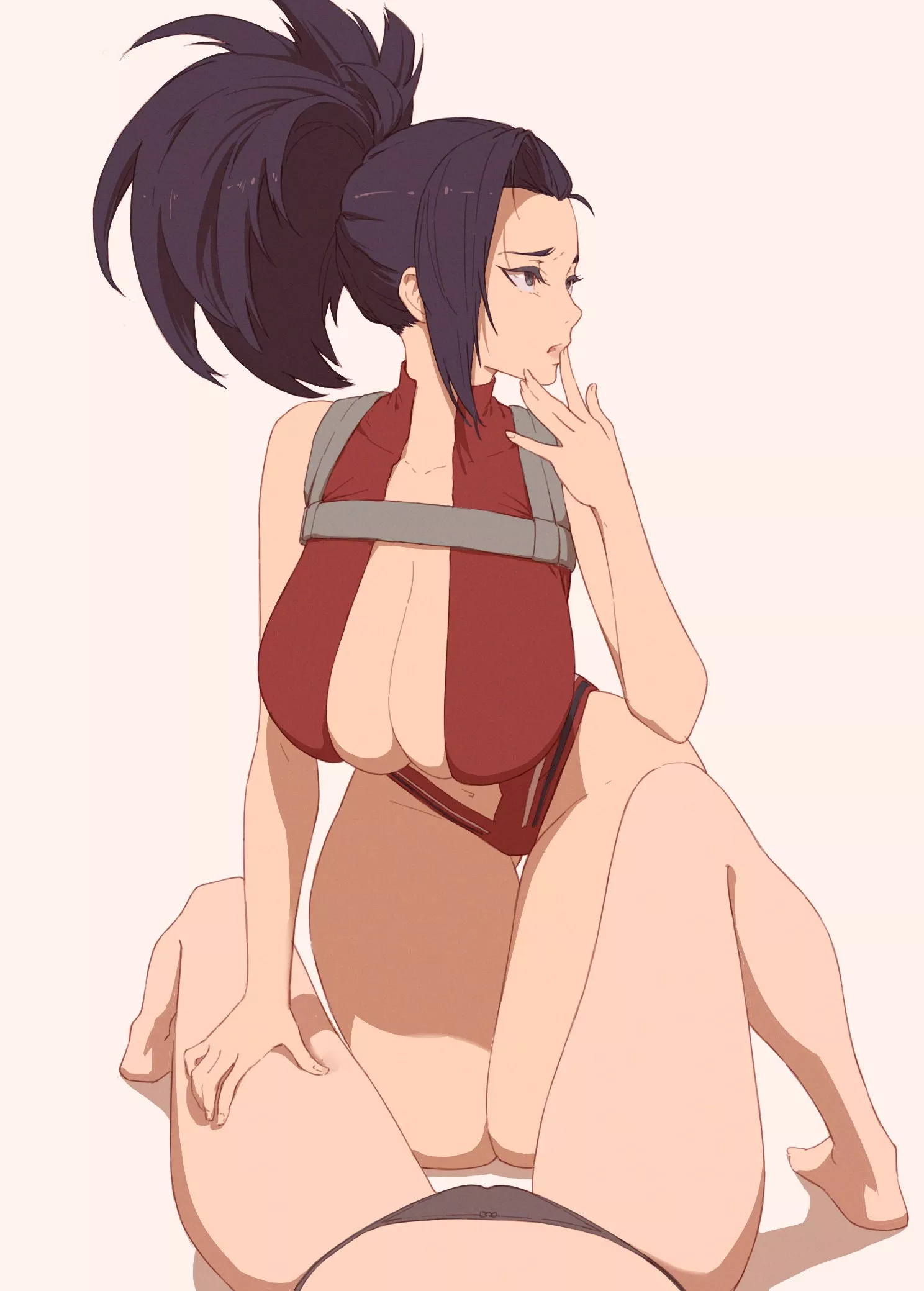 Momo is ready for some girl-on-girl action [kuroneko]