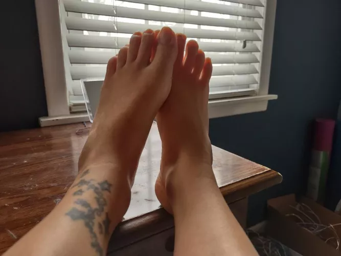 morning toes. just woke up
