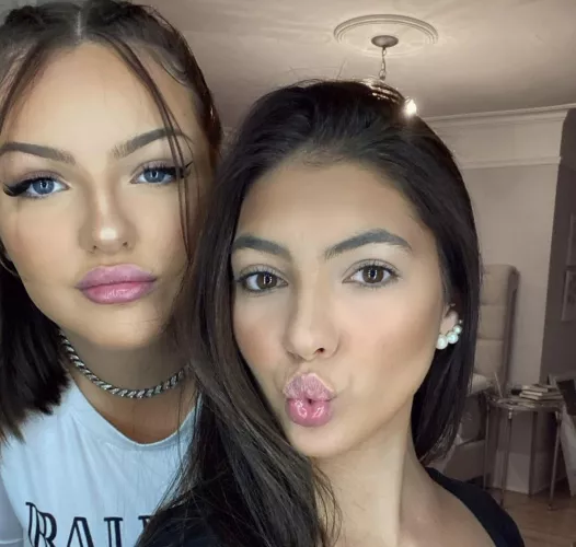 my best friend (right) made me (left) start dressing and now I can’t stop 😫