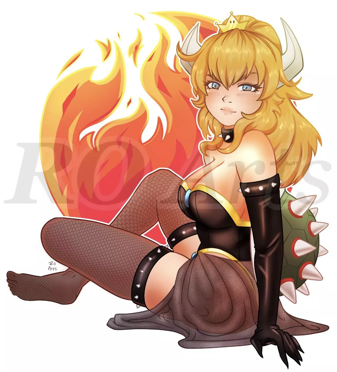 My Bowsette piece from Stream last night🔥