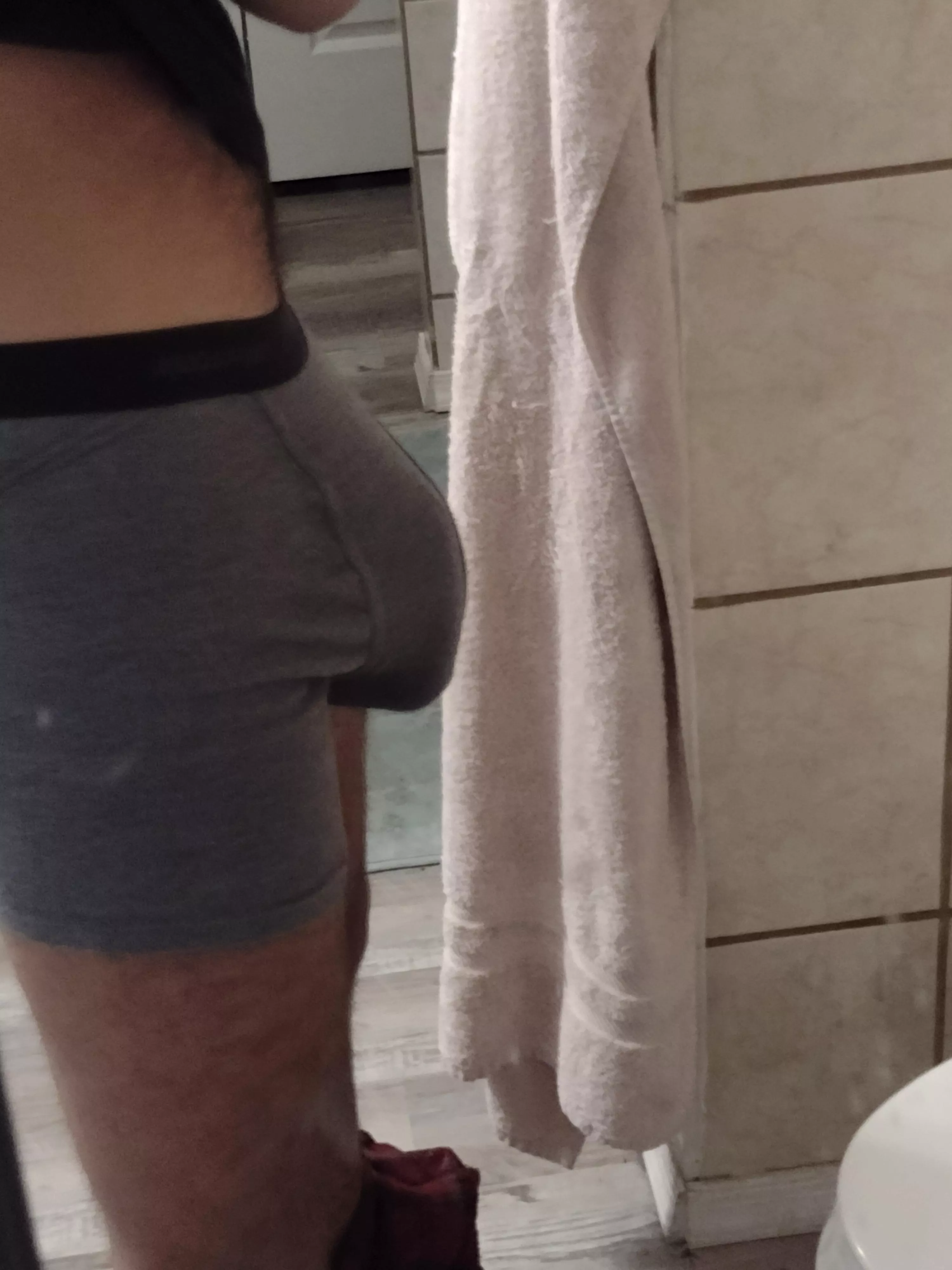 my bulge in grey