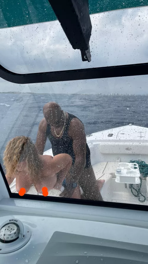 My bull left of this👇🏼shirt at my house after we fucked on the boat. That got me thinking how many couples have a drawer just for their bull ? I have his body wash in the shower and an extra toothbrush. But I like the idea of him have one or more o