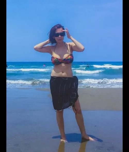 My friend's mom. Gilf hotttie