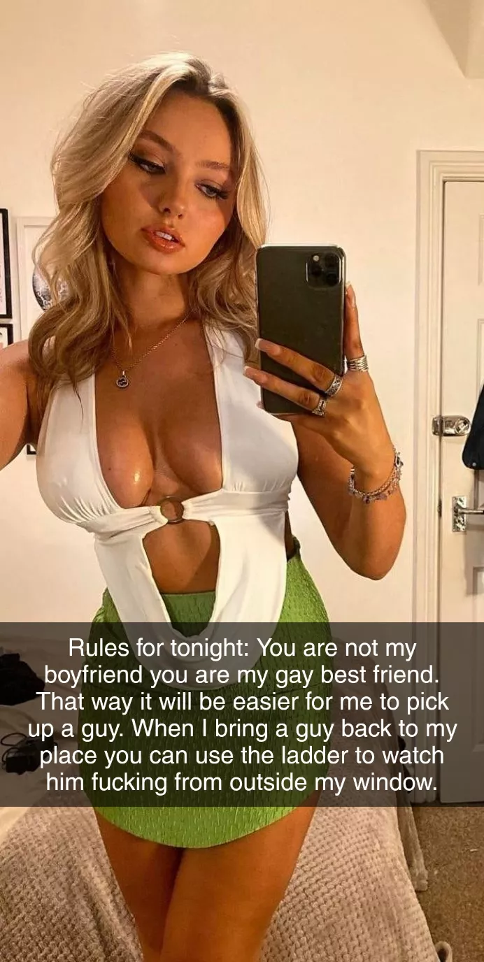 My girlfriend setting out the rules for our 