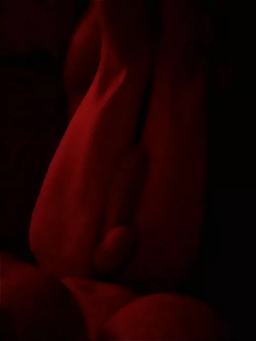 My little princess holding his legs up and presenting himself for me, ready to get railed