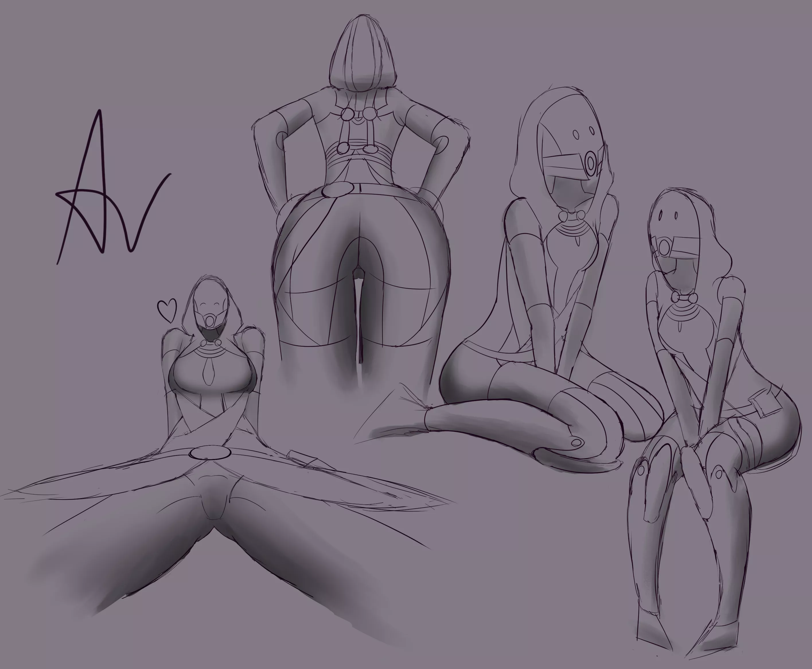 My little sketches with Tali №2