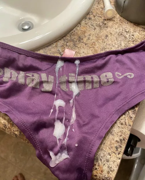 My MILs “play time” panties.