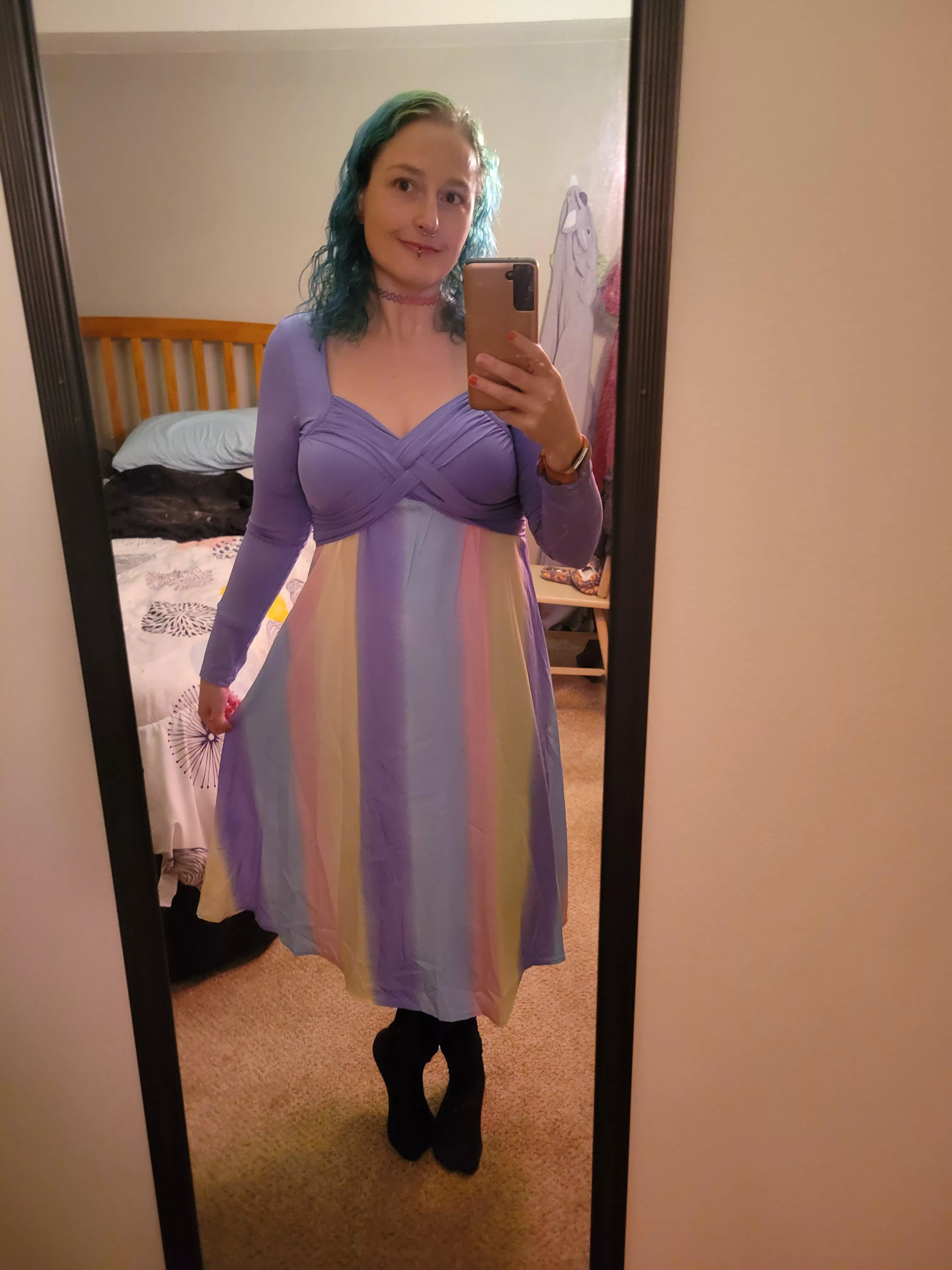 My new dress makes me feel like Easter Peeps 😊