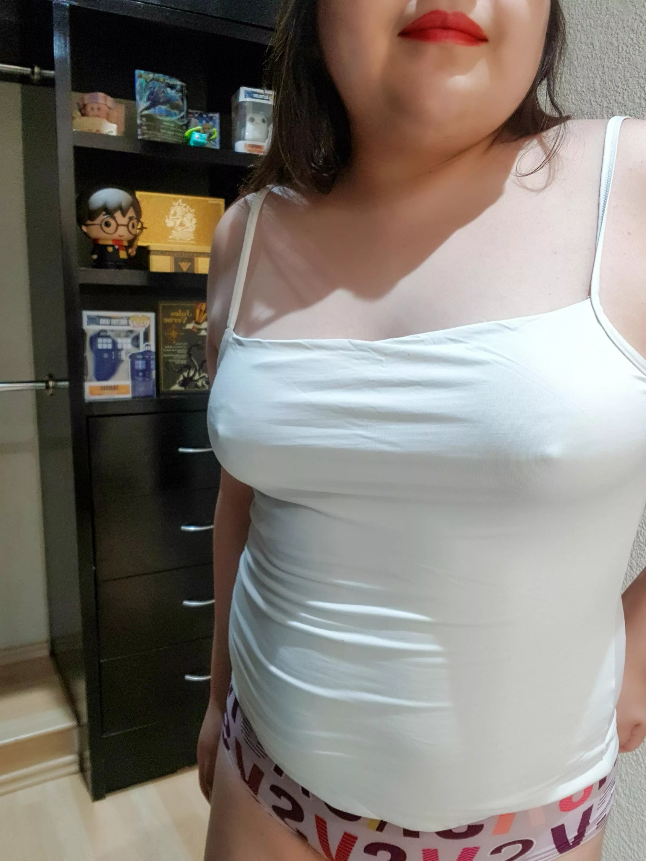 My nipples are so sensitive... come have a taste. 😜 [F]