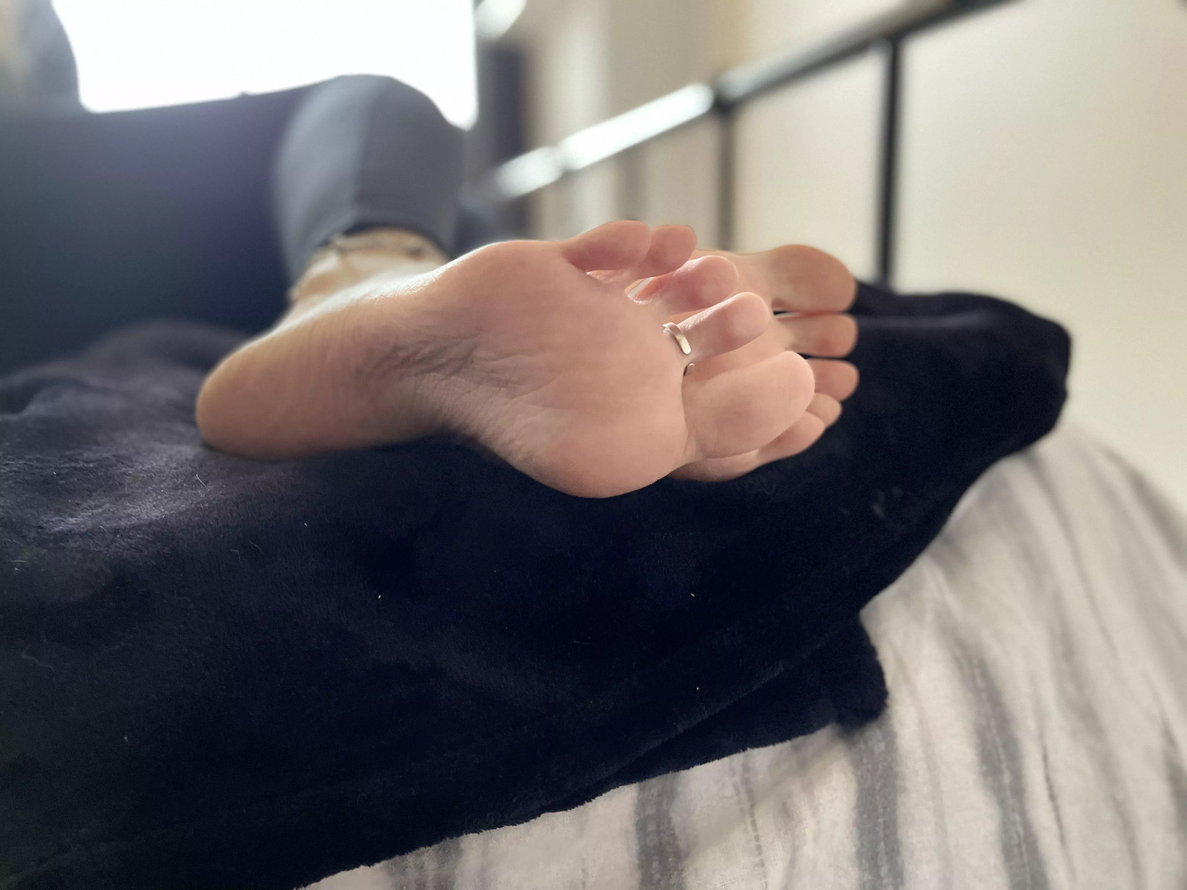 My redhead girlfriend's beautiful feet, I'm a lucky man