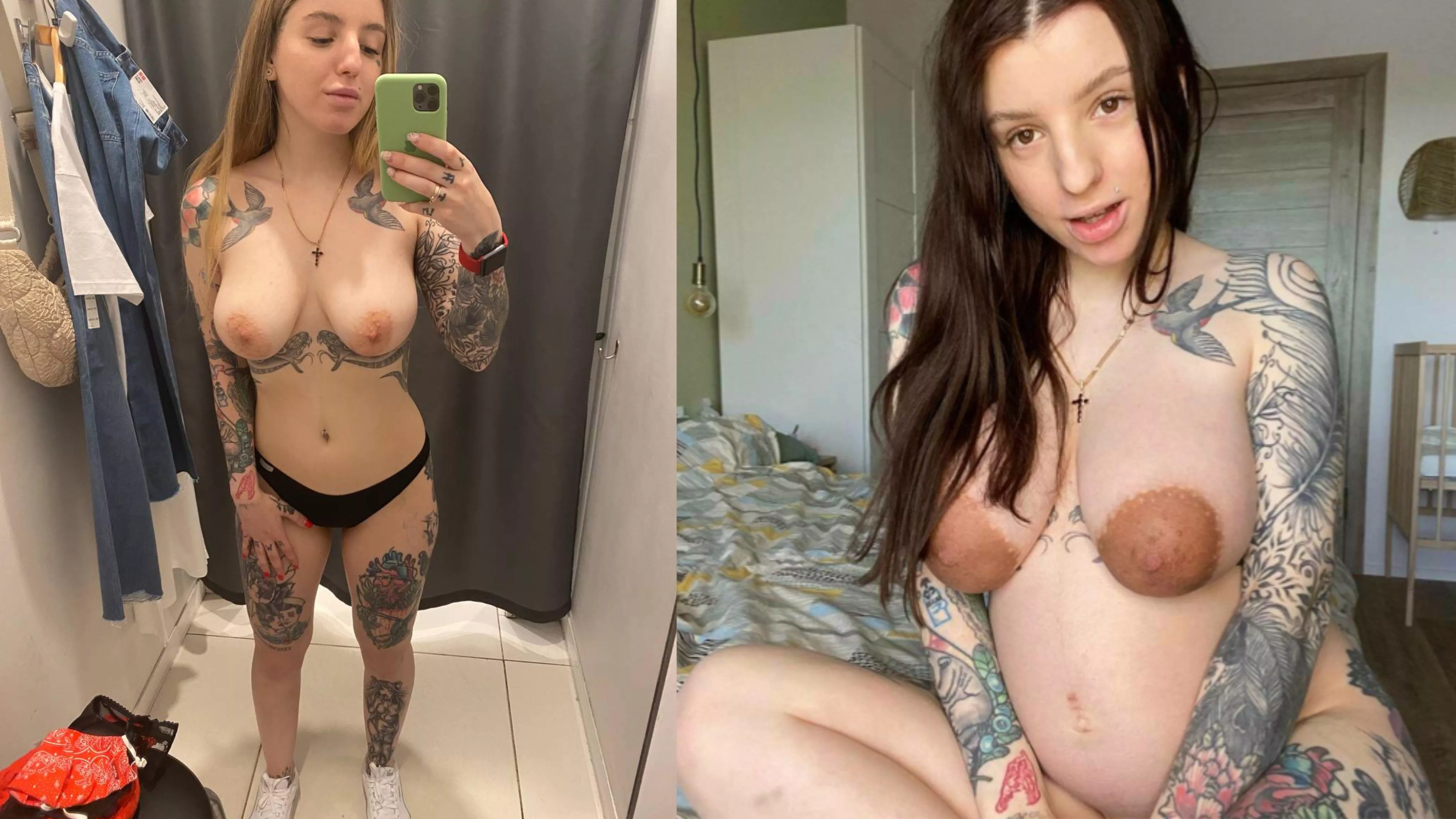 my tits and belly before and after creampie 💦