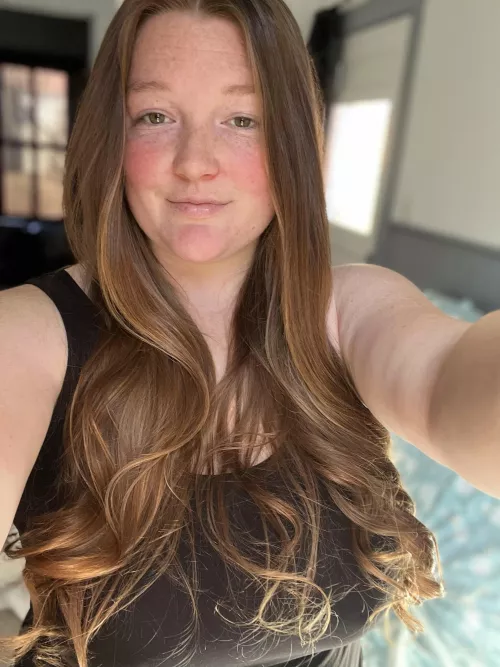 No make up= more visible freckles🥰