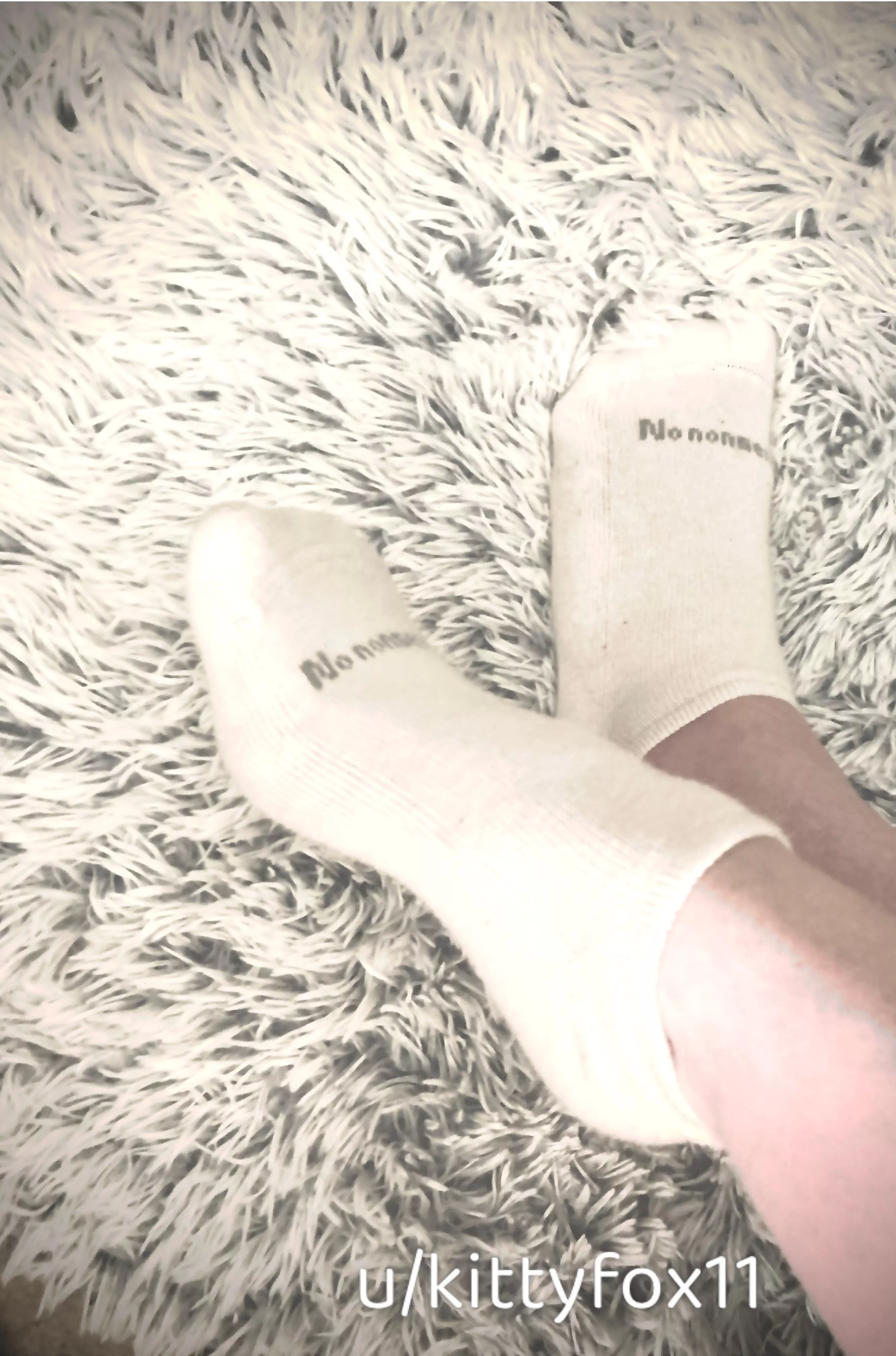 No Nonsense - just a cute redheaded nursing student chillin’ and relaxin’ 👣🧦🖤