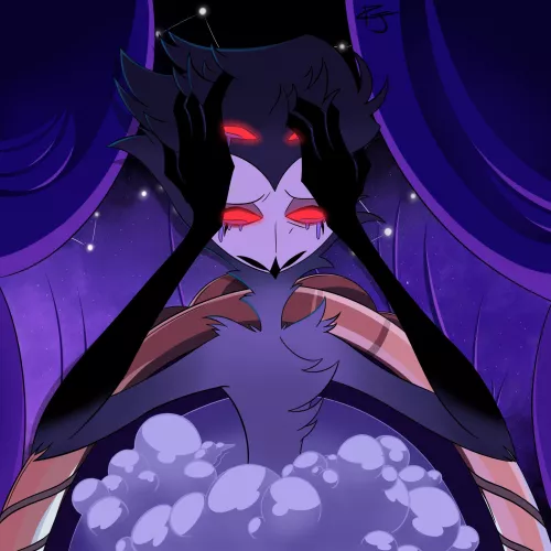 Not exactly furry but I’m sure you’ll appreciate my Stolas drawing