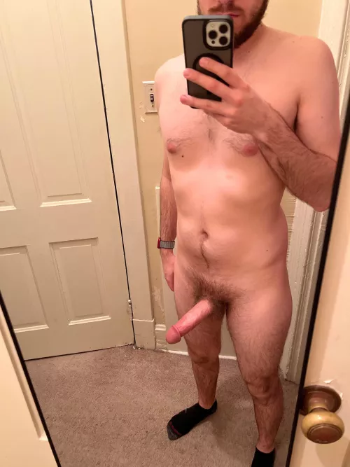 nothing like hanging out with your cock rock hard 😉