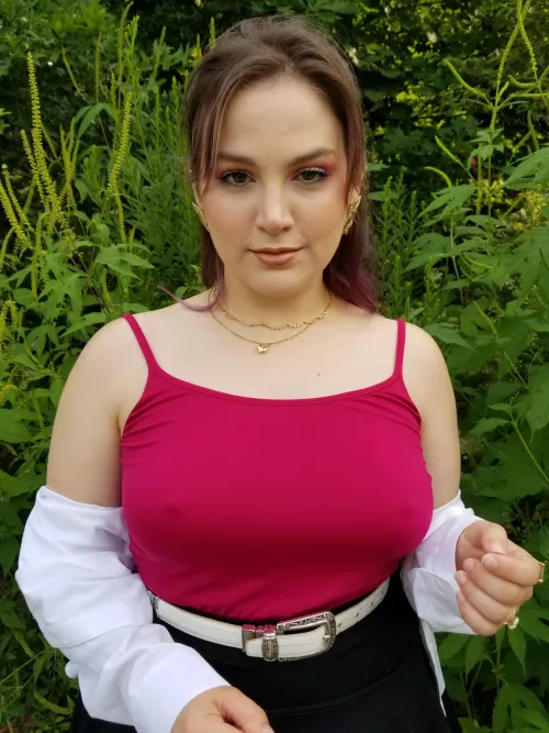 [OC] hope you enjoy more of my slutty [F]26 wife! She ALWAYS looks better braless