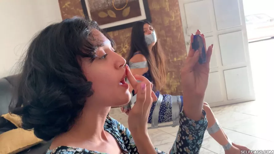 Oh no please stop her! My roommate is stealing my date!!