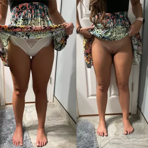 On off panty style 😘