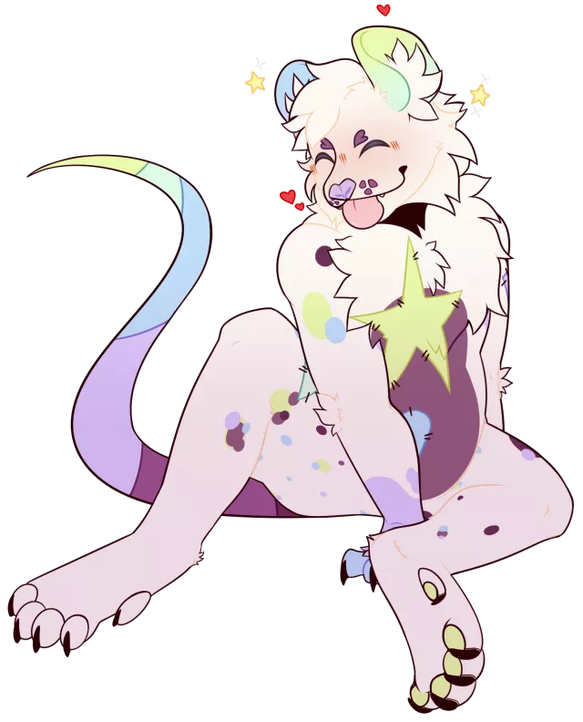 One of the first art pieces ever done for Gremlin! drawn by taakodrawsthings on tumblr