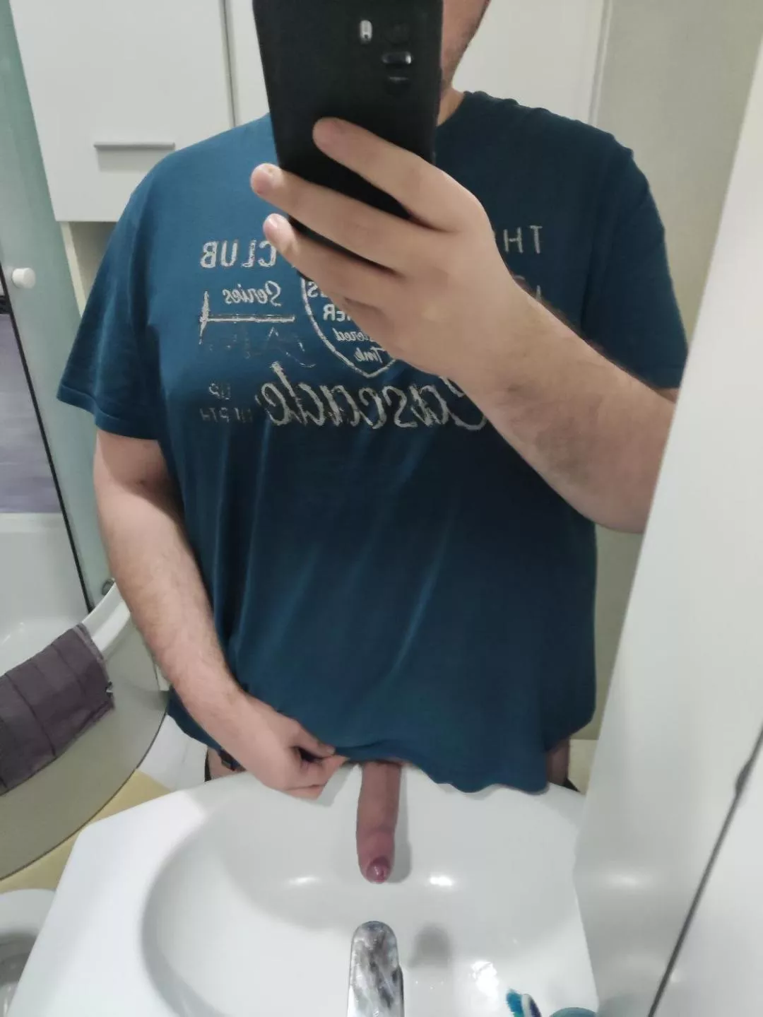 Oops, it slipped out 🍆