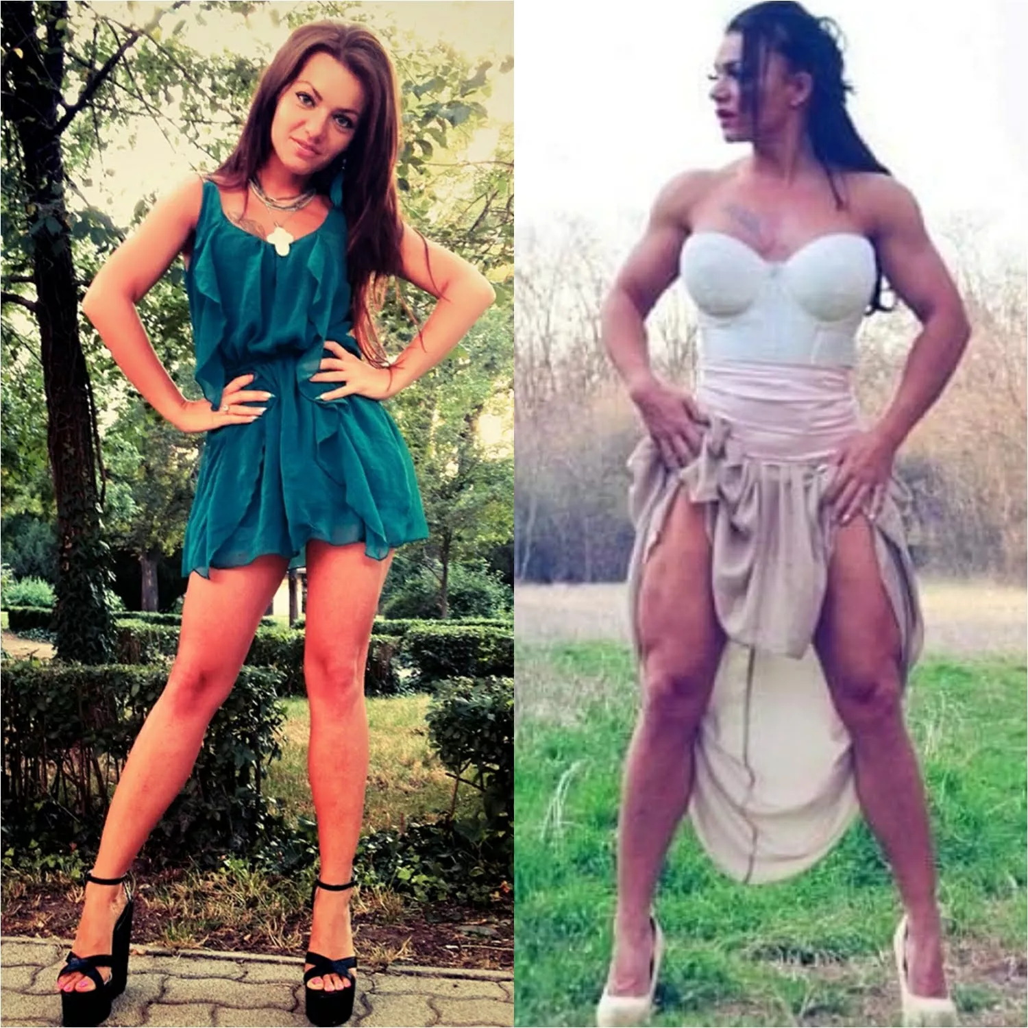 Orsi Trucza, Hungarian Female body builder 4 years transformation