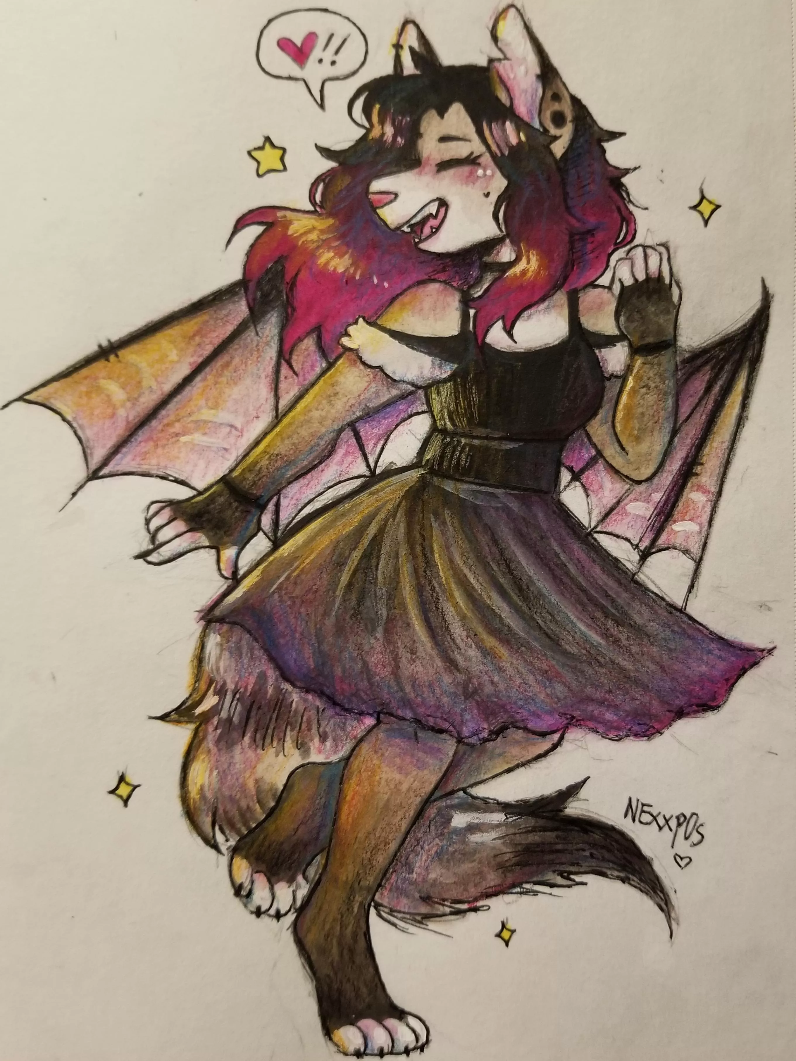 Pacco loving her new dress ♡ [OC] (paccobat)