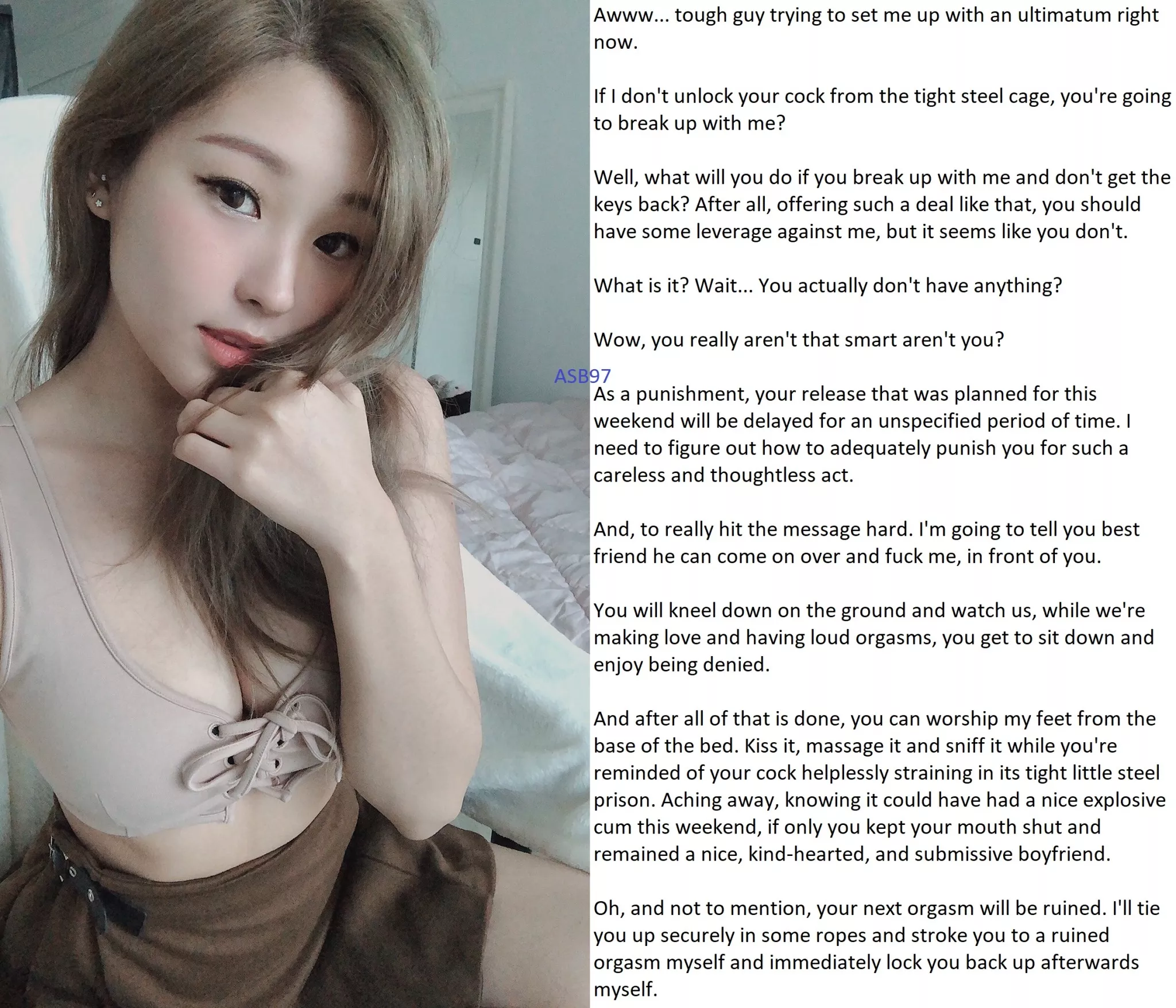 Perhaps you should think before you talk next time