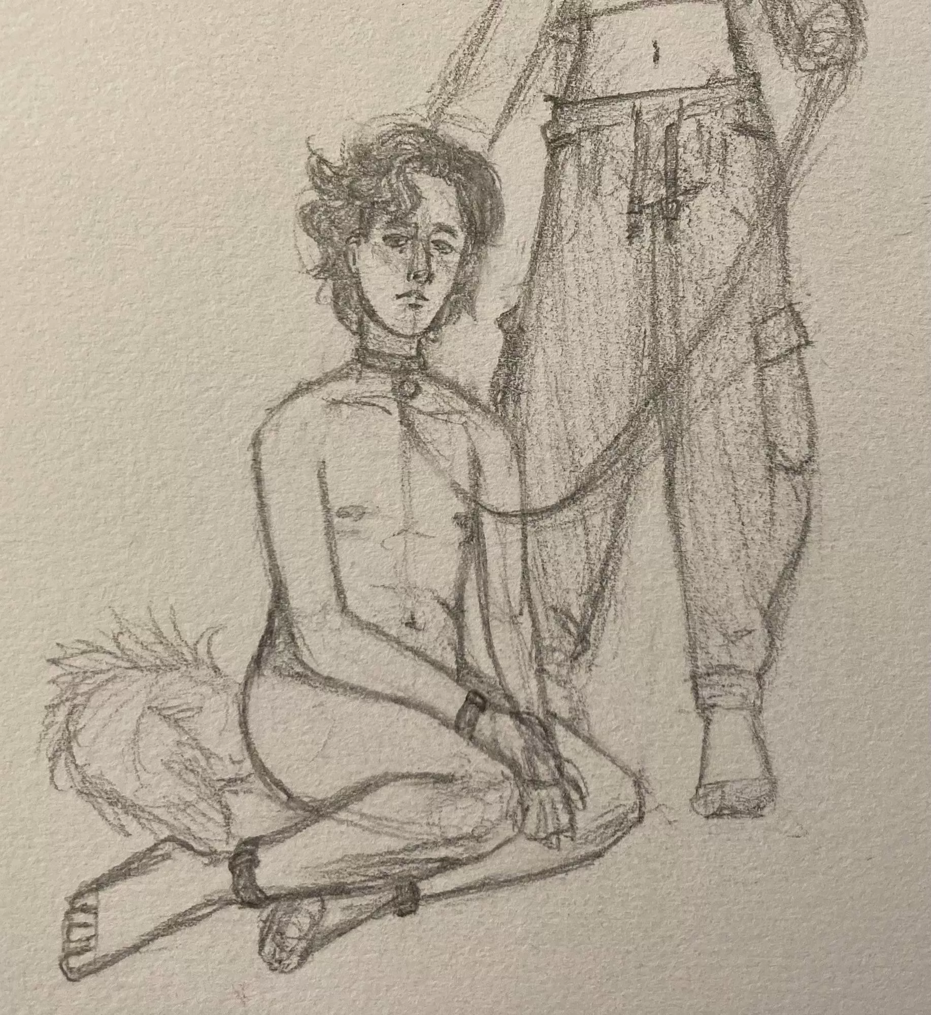 Pet on a leash. I’m happy with how this one turned out!