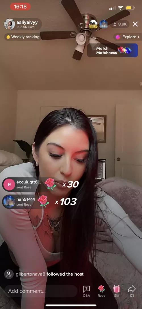Please report this scammer. She’s live right now.