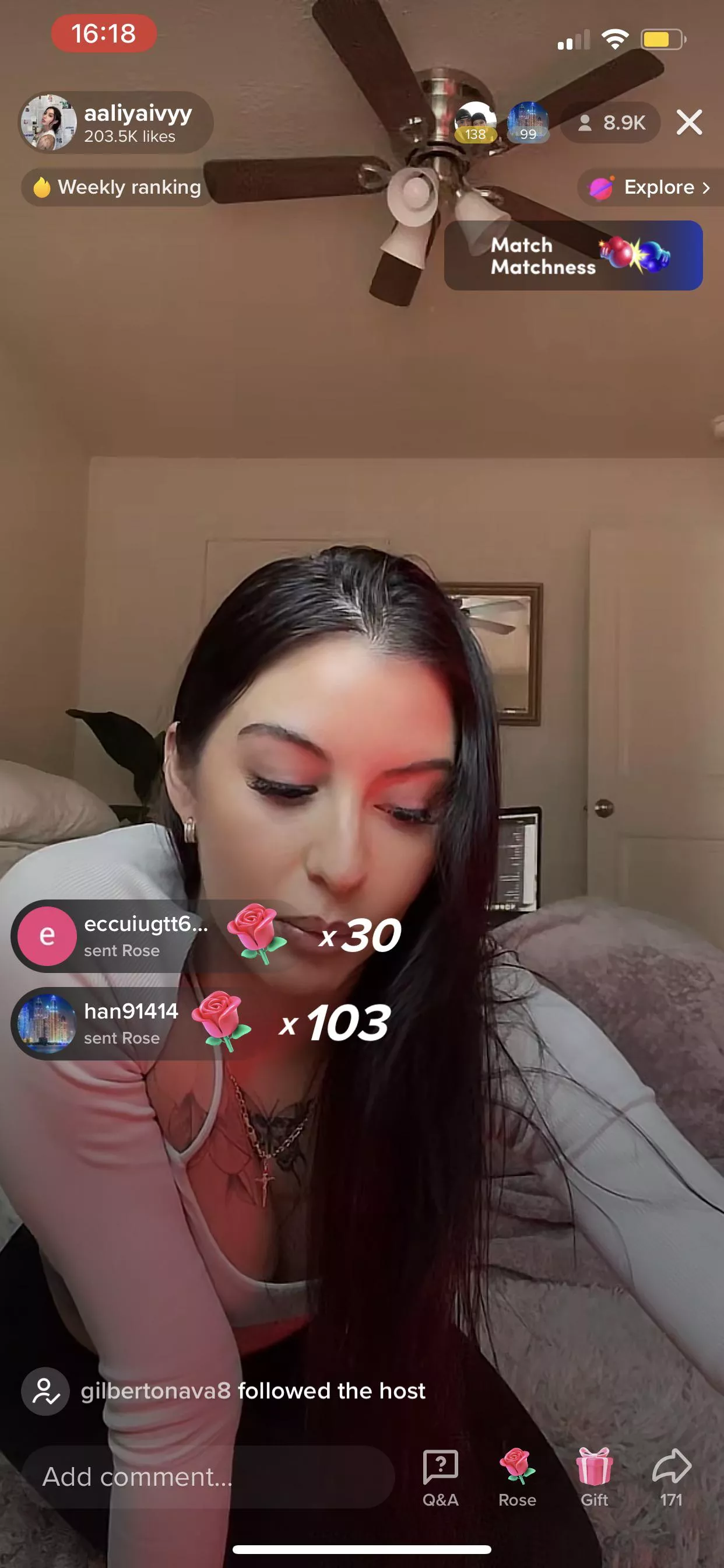 Please report this scammer. She’s live right now.