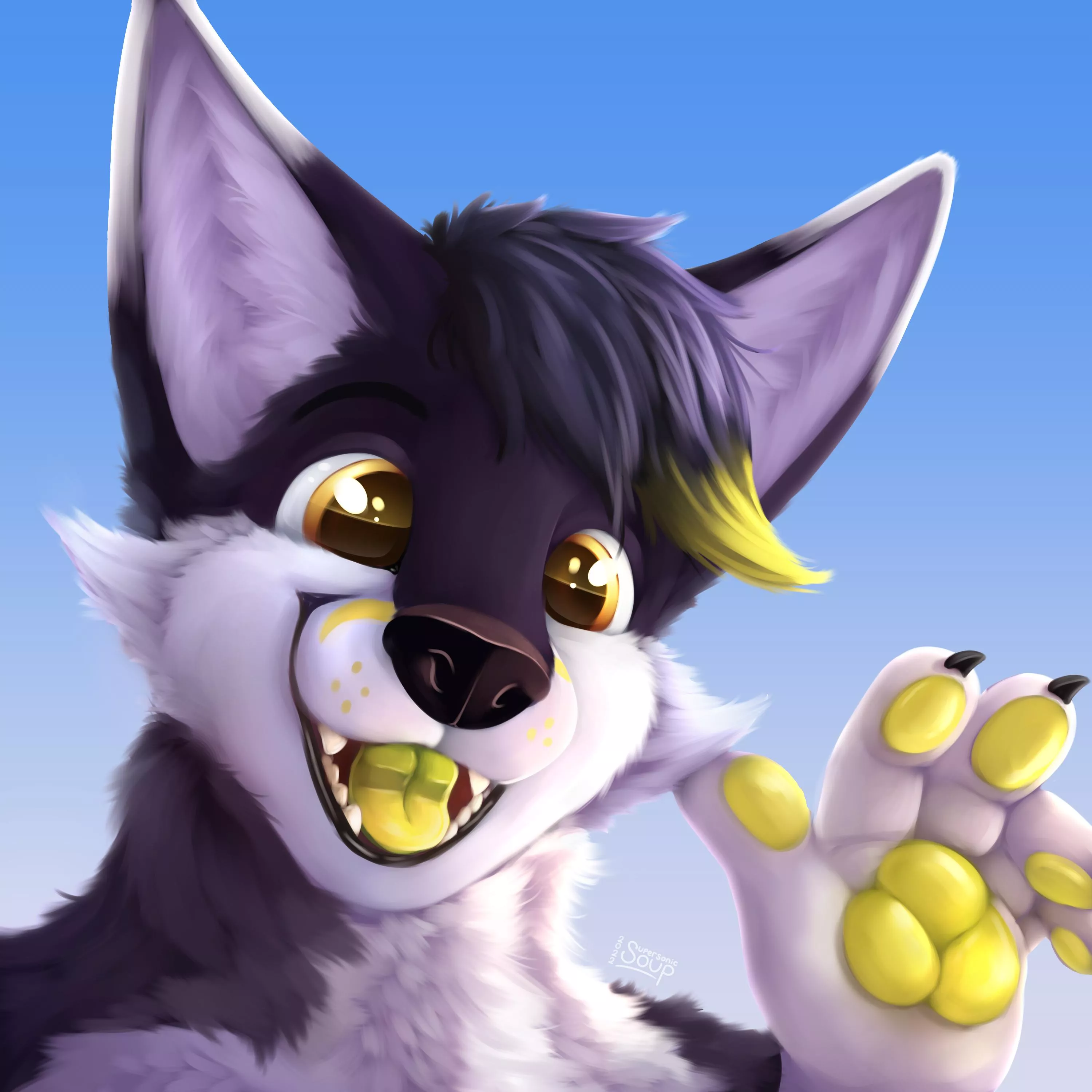 Portrait of a Nifty guy (Art by me, @SupersonicSoup) Portrait of a Nifty guy (Art by me, @SupersonicSoup)
