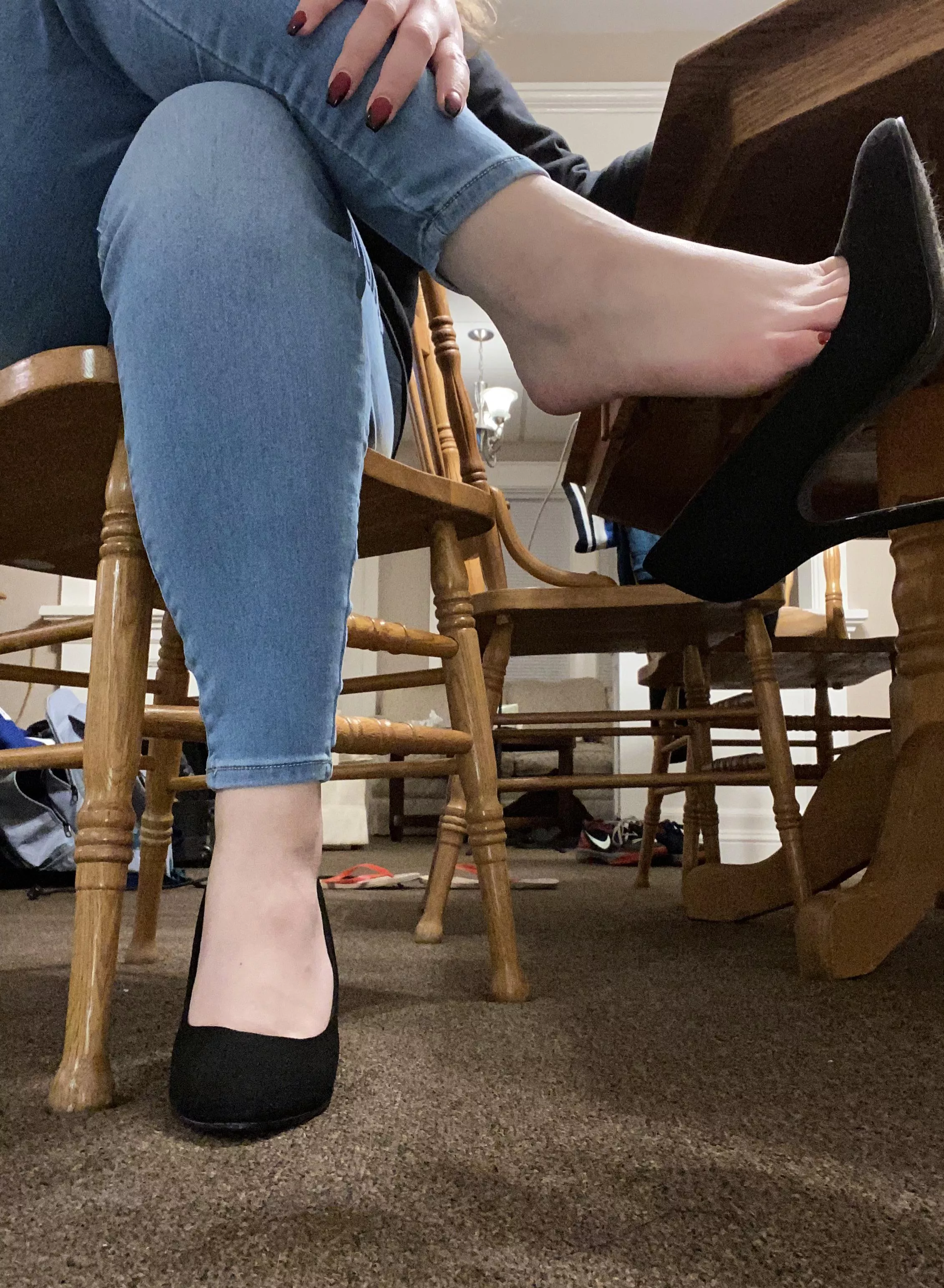 POV we’re at the dinner table and I’m trying to get your attention