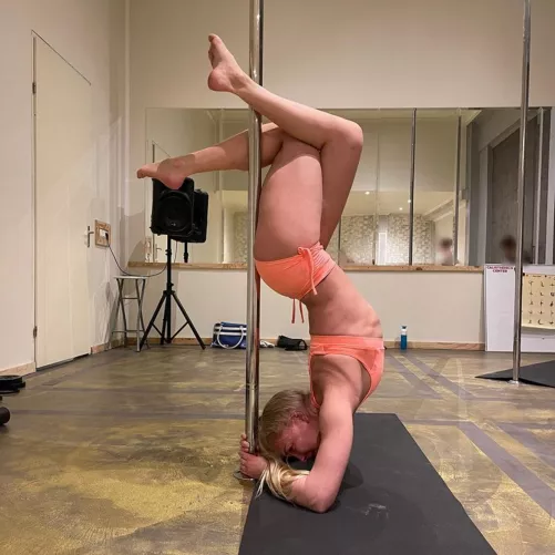 Practising her skills